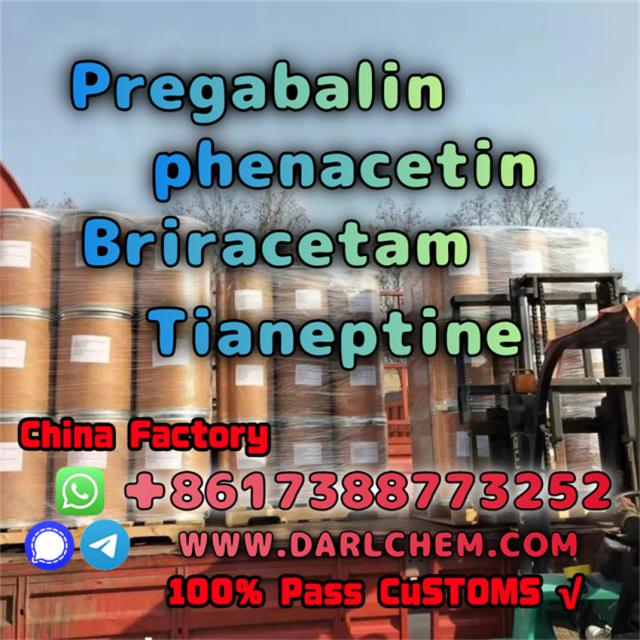 pregabalin Brivaracetam Tianeptine raw Powder crystal 148553-50-8 Wholesale Price