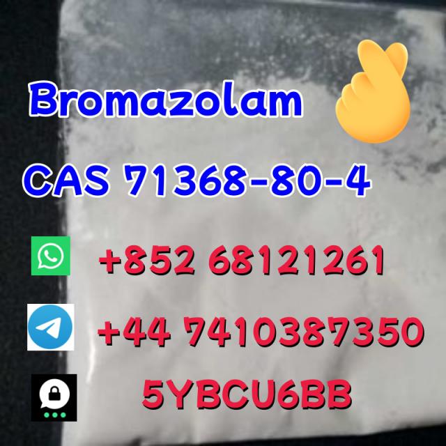 +852 68121261 Hot sale Bromazolam C A S 71368-80-4