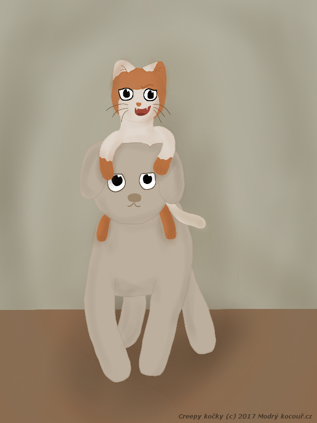 Komiks Creepy kočky: Kočka versus Pes 3. Modrý kocouř.cz
